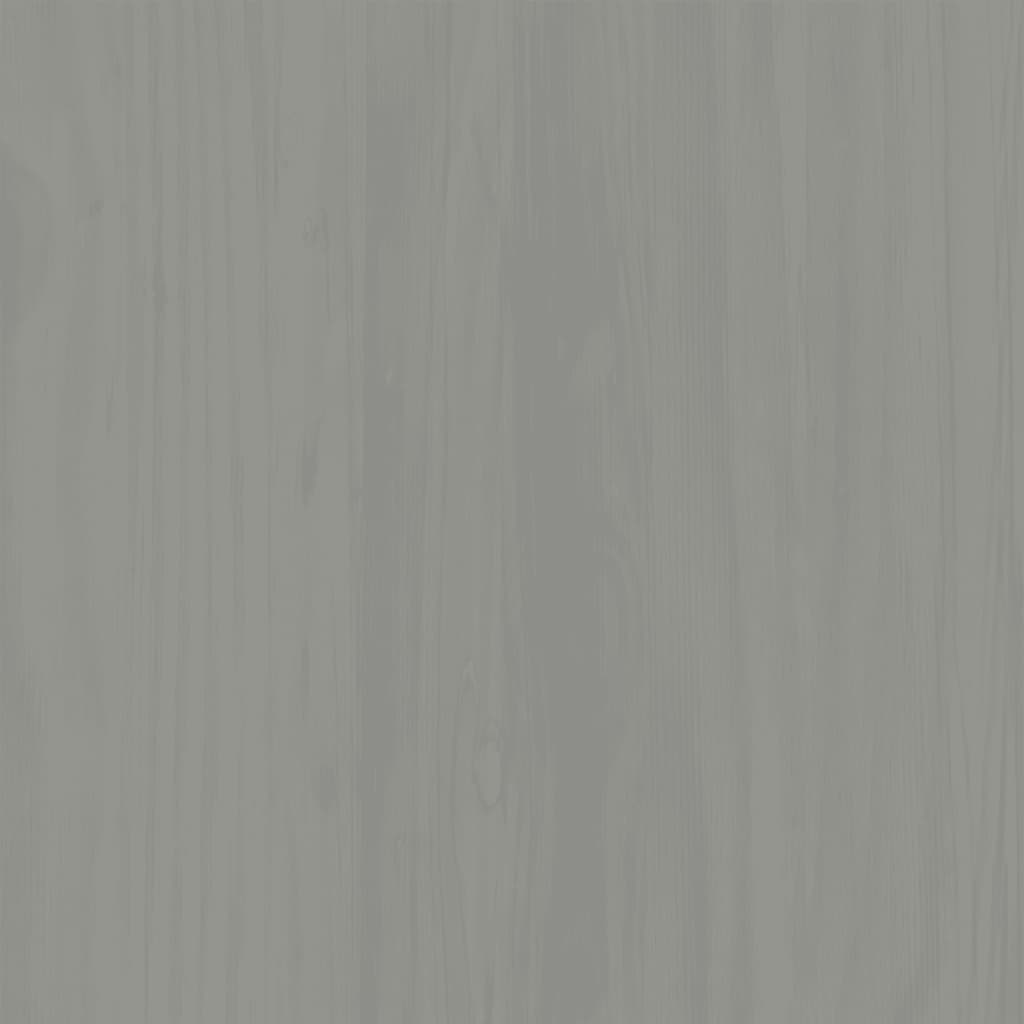 Scarpiera VIGO 60x35x96 cm in Legno Massello di Pino Grigio