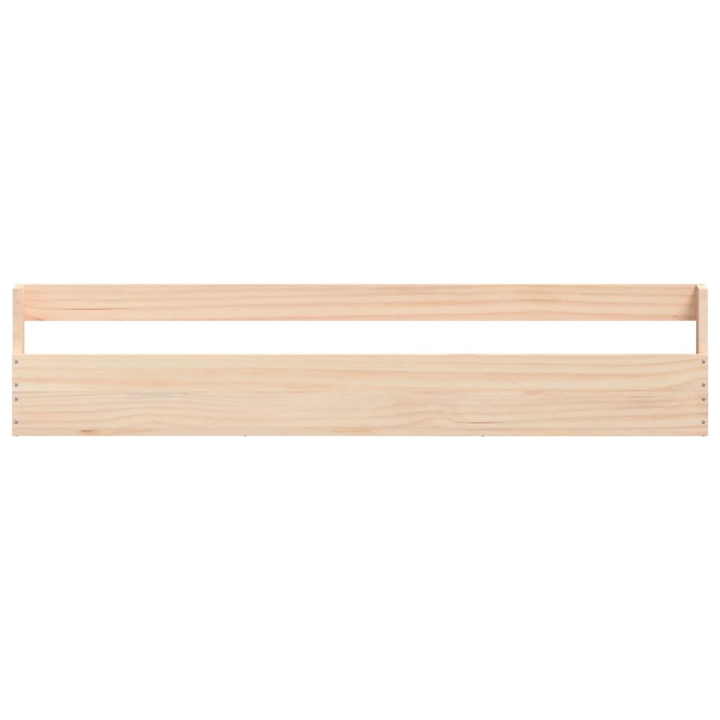 Scarpiere a Parete 2 pz 110x9x23 cm Legno Massello di Pino - homemem39