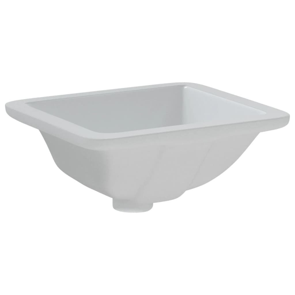 Lavandino da Bagno Bianco 30,5x27x14 cm Rettangolare Ceramica