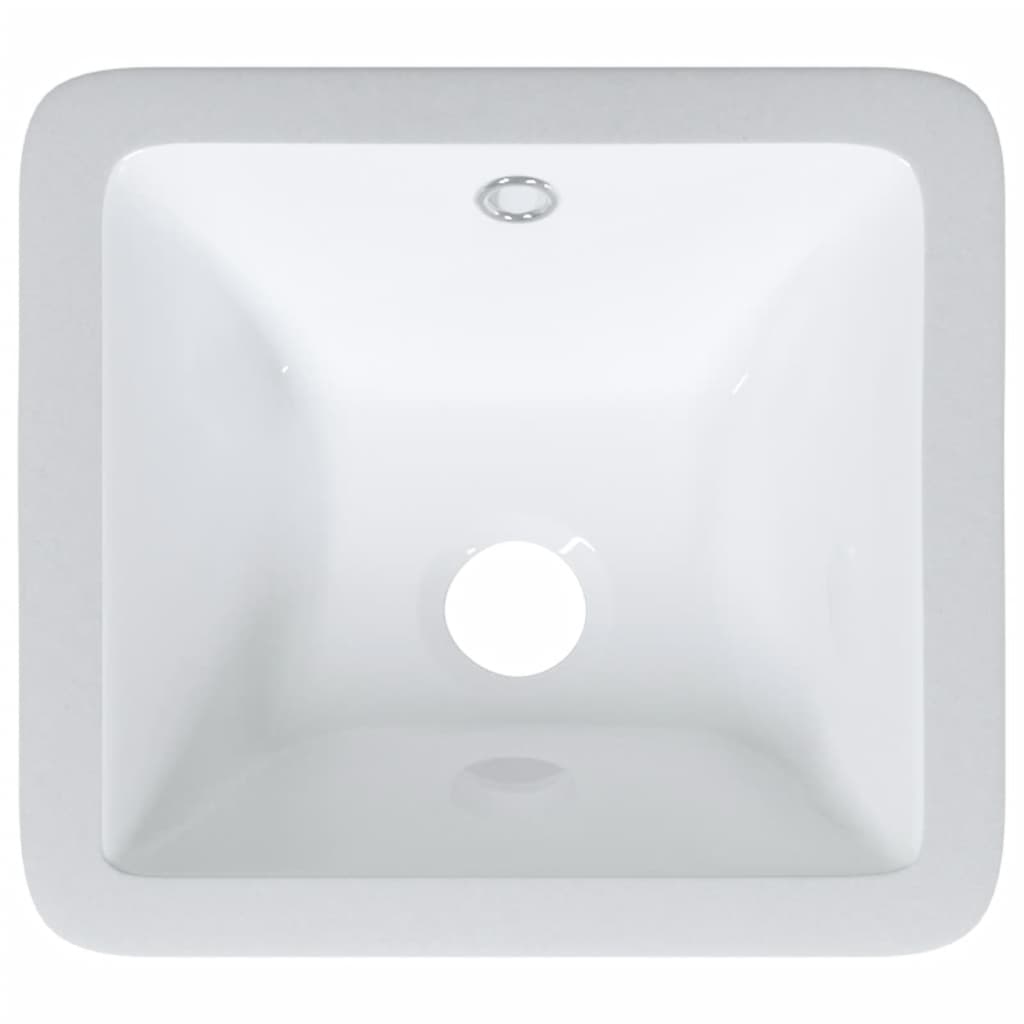 Lavandino da Bagno Bianco 30,5x27x14 cm Rettangolare Ceramica