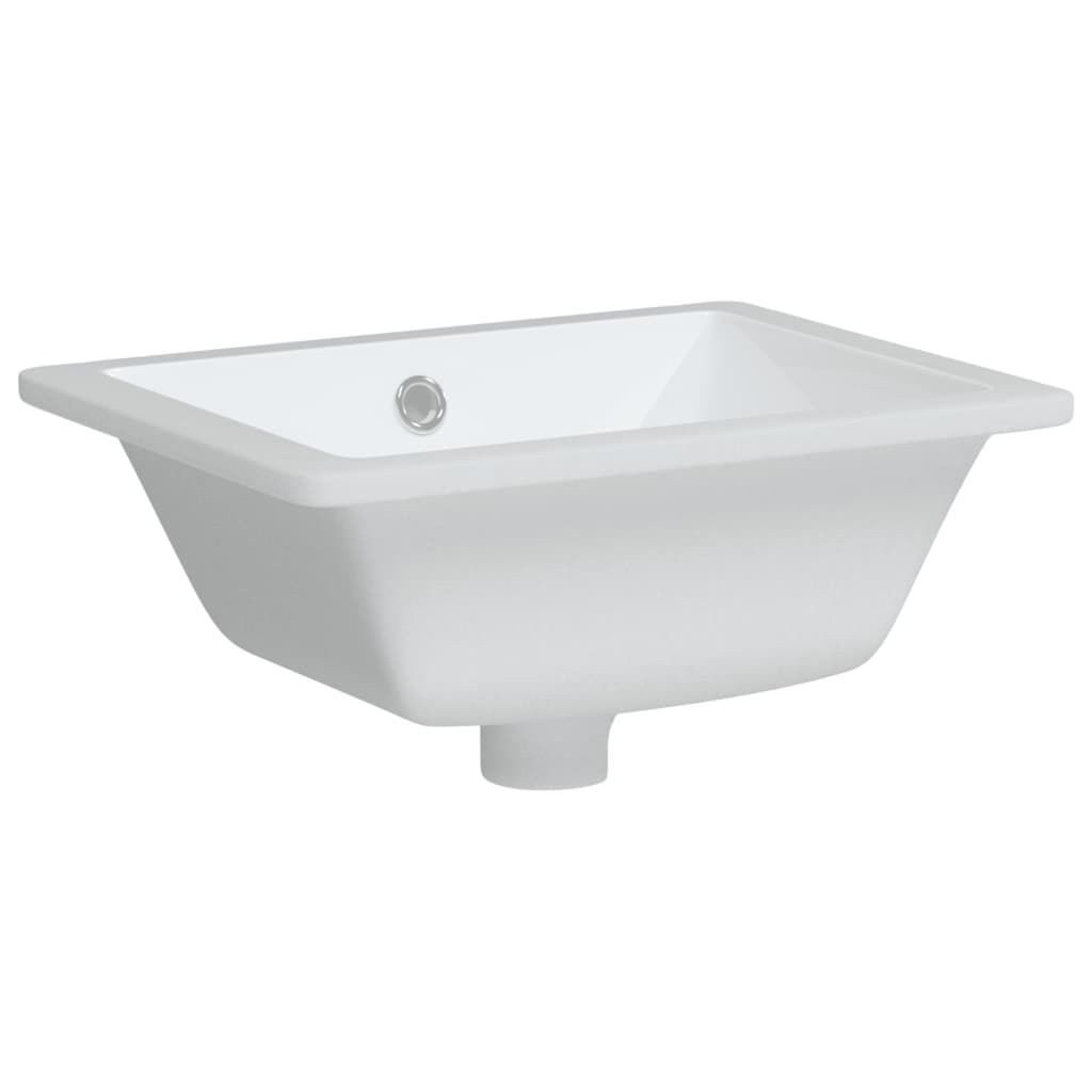Lavandino da Bagno Bianco 39x30x18,5 cm Rettangolare Ceramica