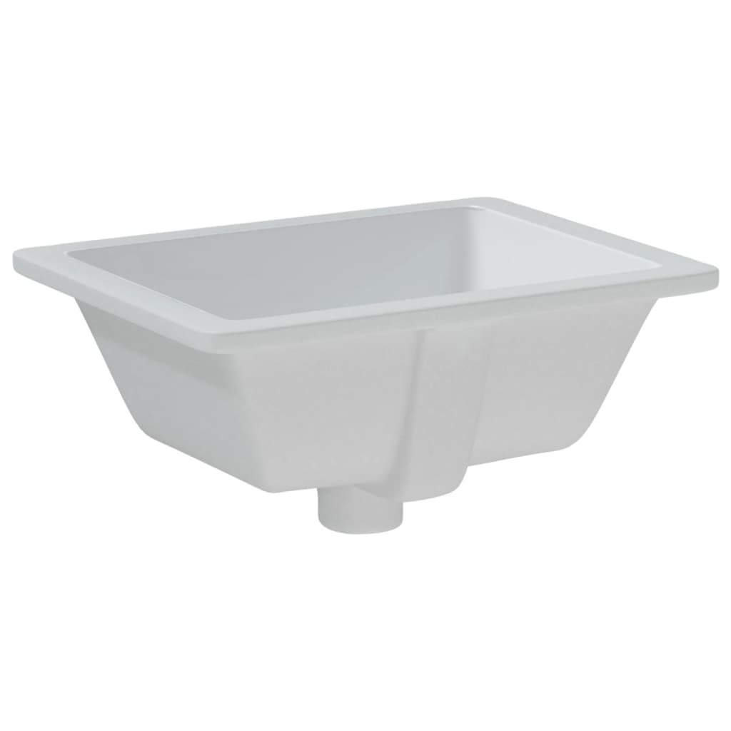 Lavandino da Bagno Bianco 39x30x18,5 cm Rettangolare Ceramica