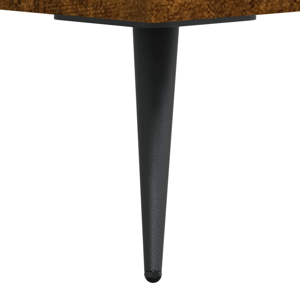 Cassettiera Rovere Fumo 69,5x34x90 cm in Legno Multistrato