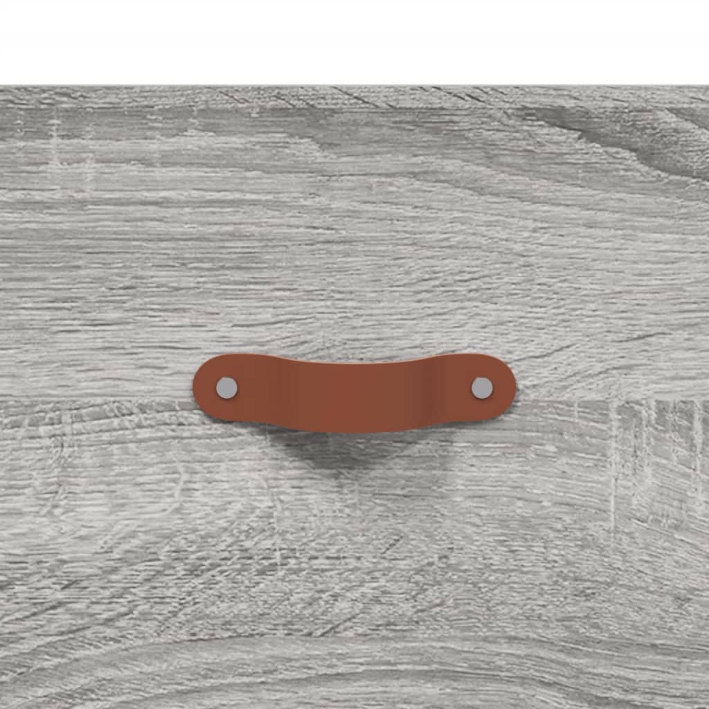 Cassettiera Grigio Sonoma 69,5x34x90 cm in Legno Multistrato