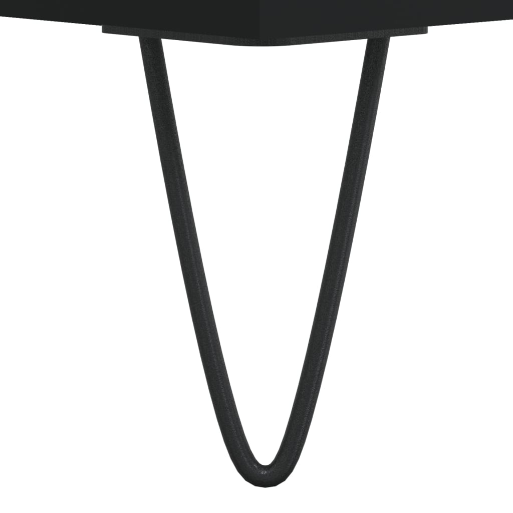 Credenza Nero 34,5x34x90 cm in Legno Multistrato | homemem39