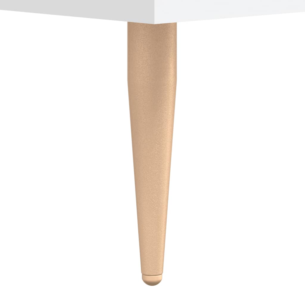 Credenza Bianca 34,5x34x90 cm in Legno Multistrato | homemem39