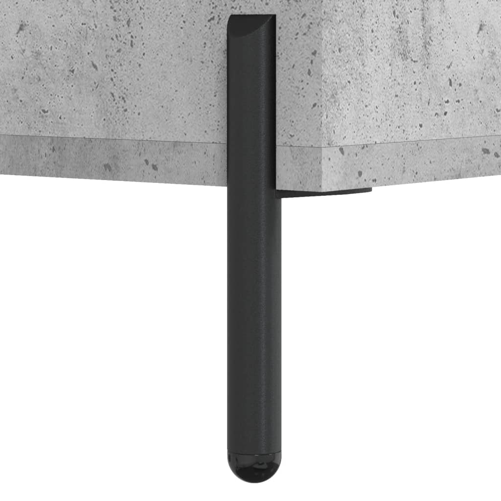 Credenza Grigio Cemento 34,5x34x90 cm in Legno Multistrato | homemem39