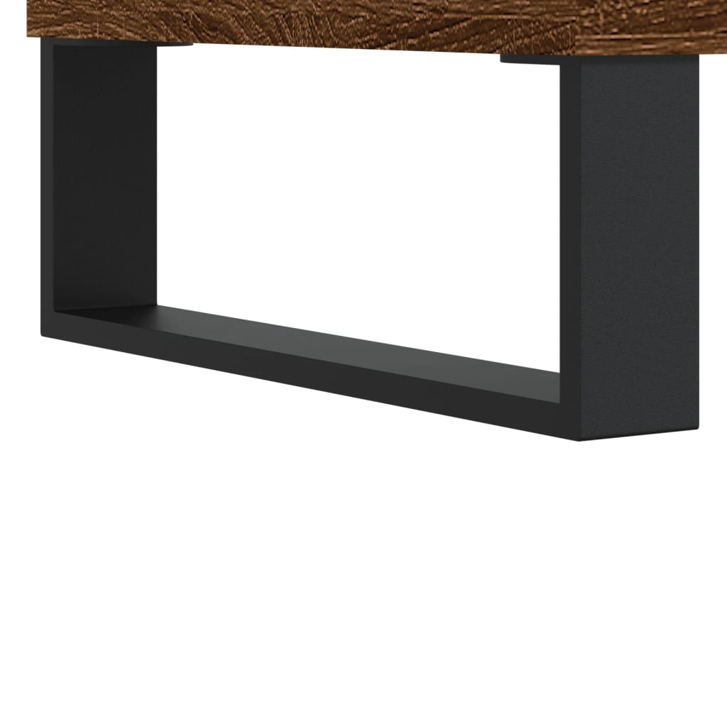 Credenza Rovere Marrone 34,5x34x90 cm in Legno Multistrato | homemem39