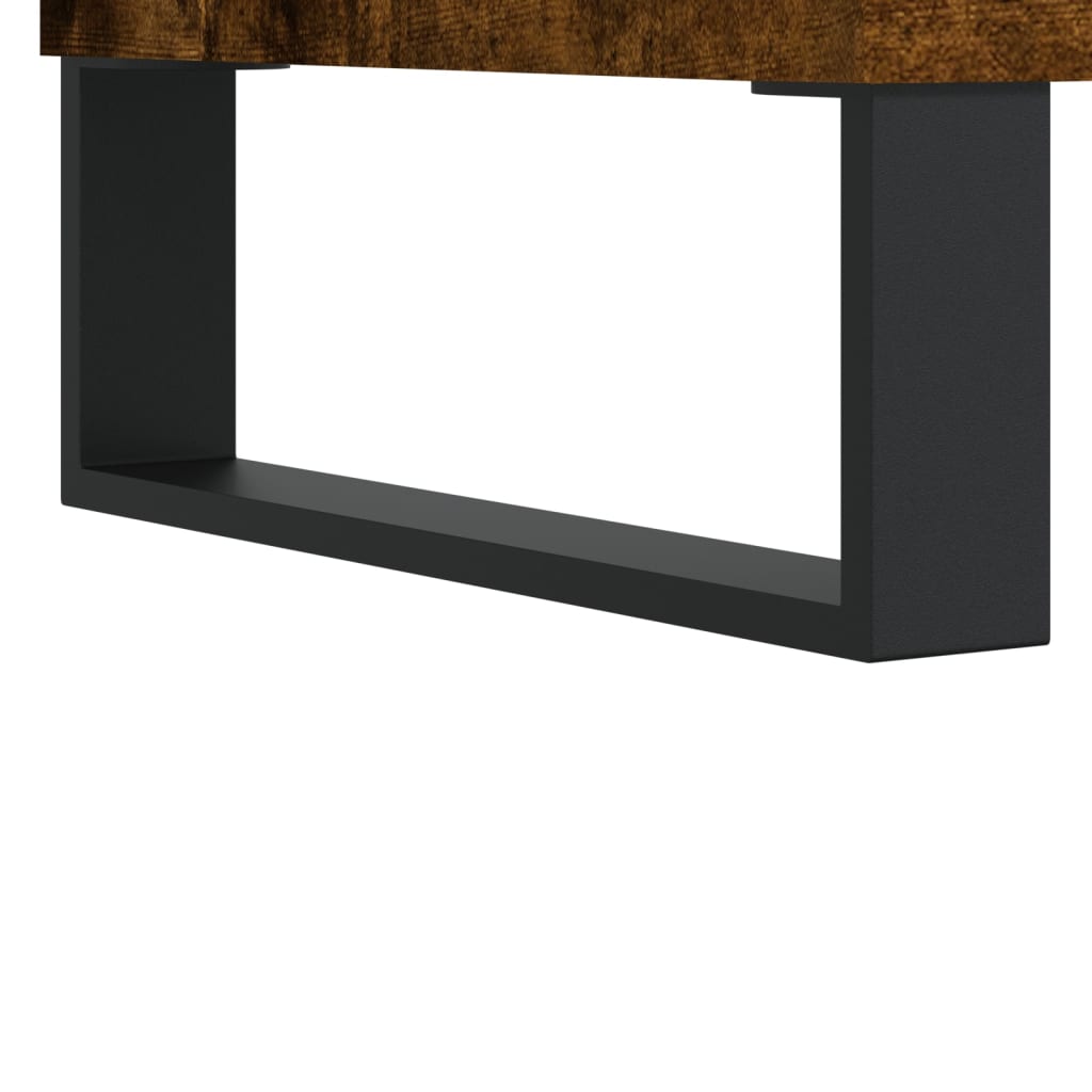 Credenza Rovere Fumo 40x35x70 cm in Legno Multistrato | homemem39