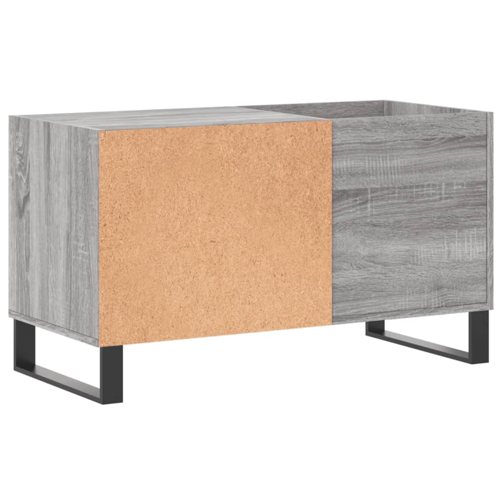 Mobile Porta Dischi Grigio Sonoma 85x38x48 cm Legno Multistrato - homemem39