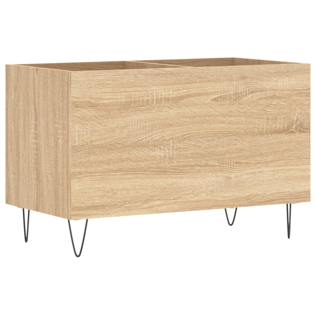 Mobile Porta Dischi Rovere Sonoma 74,5x38x48 Legno Multistrato - homemem39