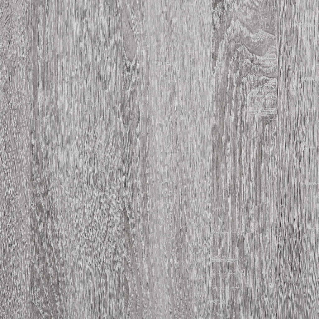 Mobile Porta Dischi Grigio Sonoma 84,5x38x89 Legno Multistrato - homemem39