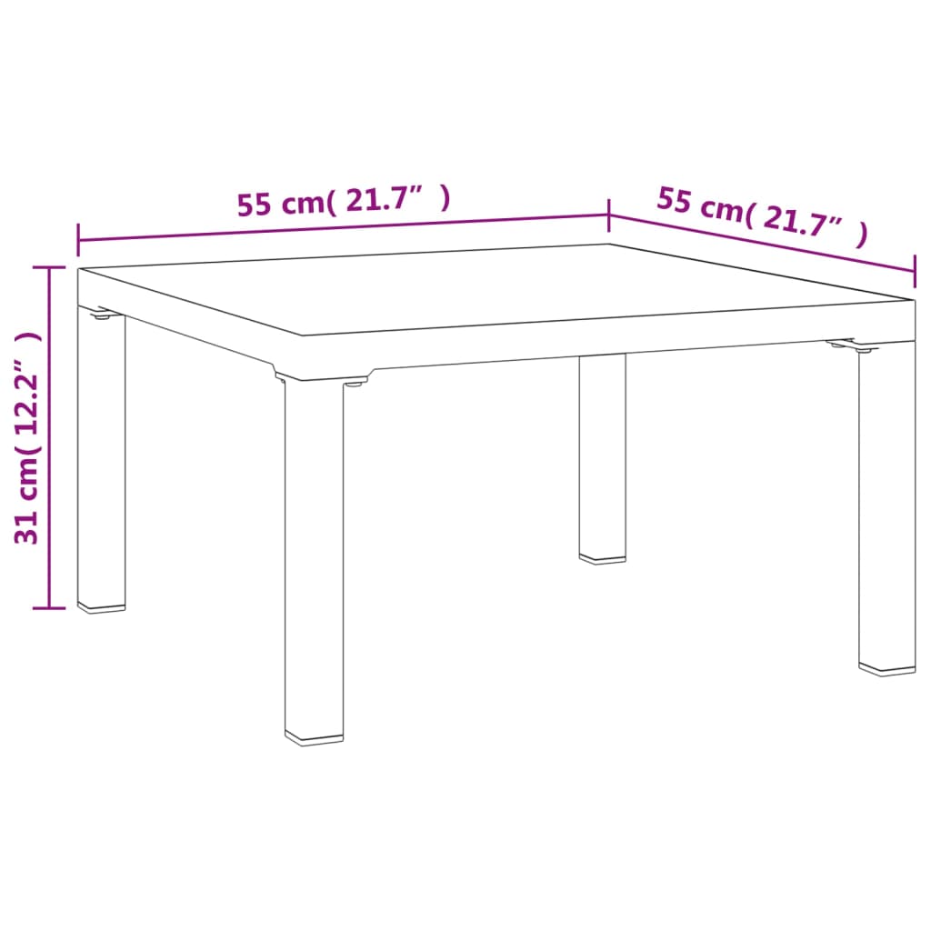 Set Salotto da Giardino 3 pz Nero e Grigio in Polyrattan | homemem39