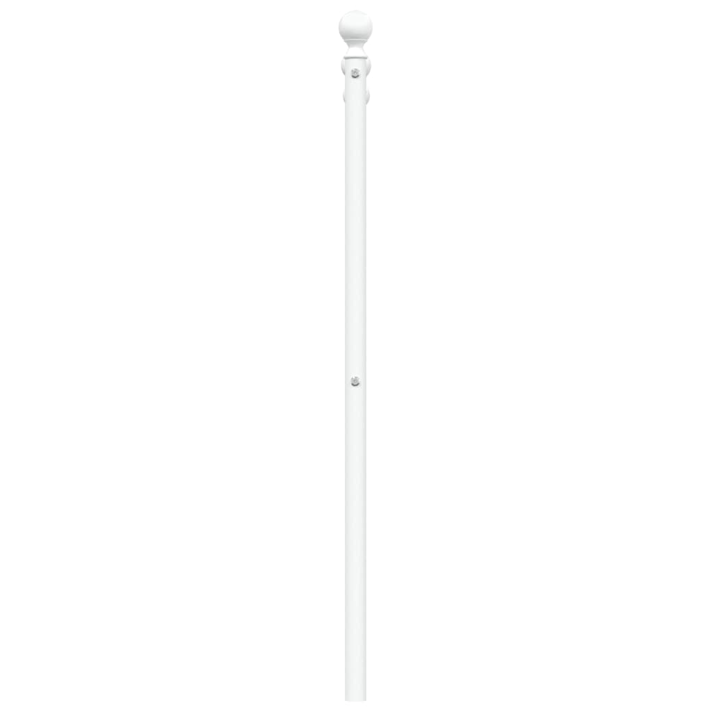 Testiera in Metallo Bianco 90 cm
