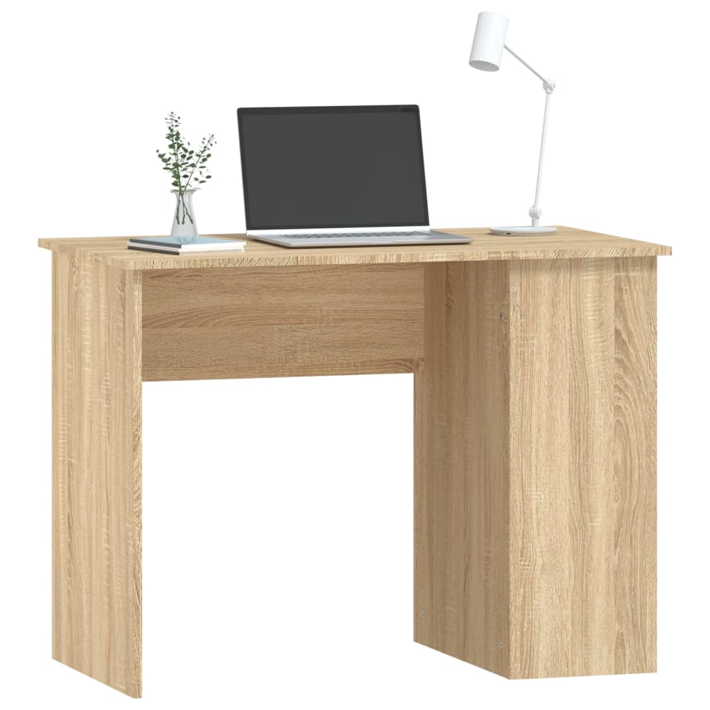 Scrivania Rovere Sonoma 100x55x75 cm in Legno Multistrato - homemem39