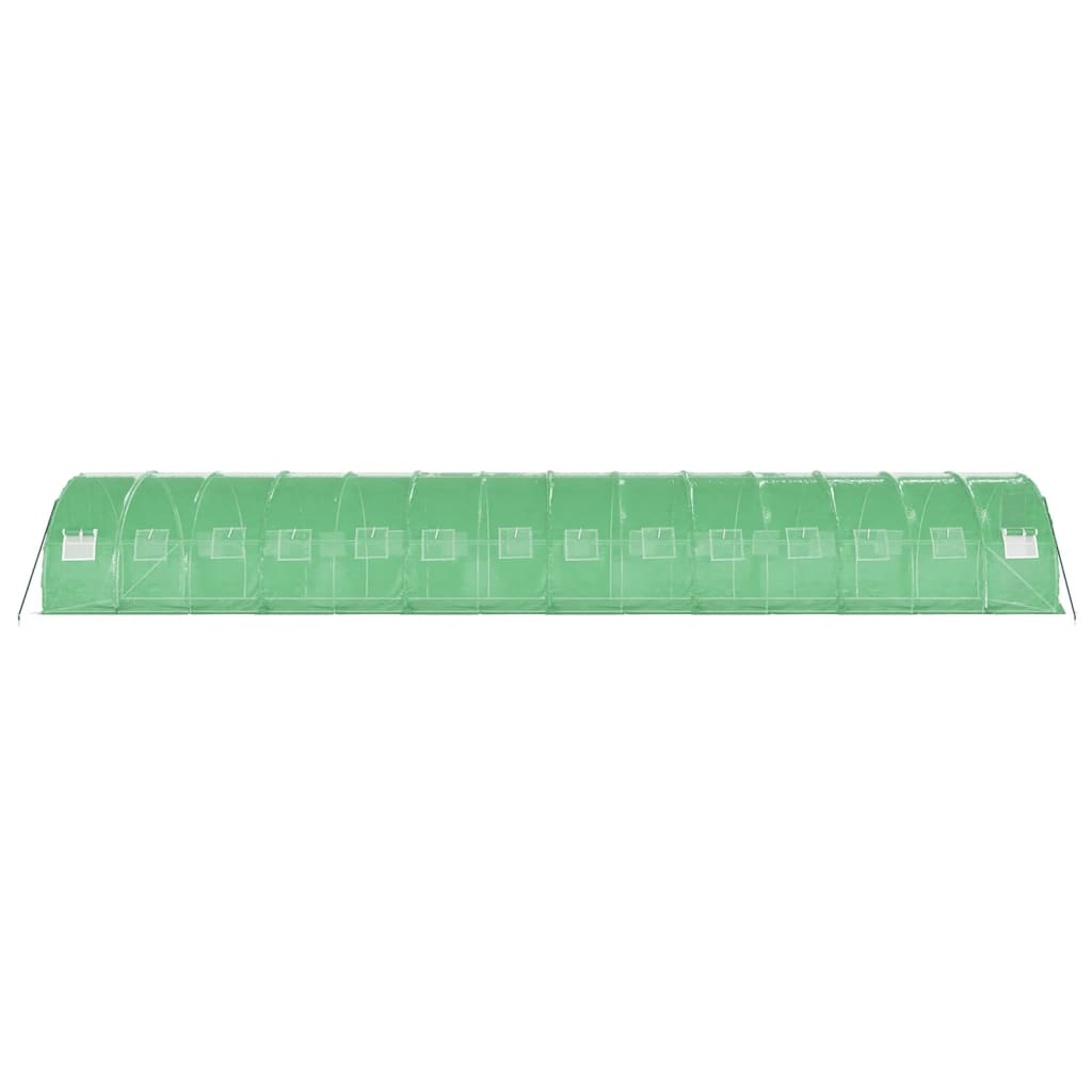 Serra con Telaio in Acciaio Verde 42 m² 14x3x2 m - homemem39