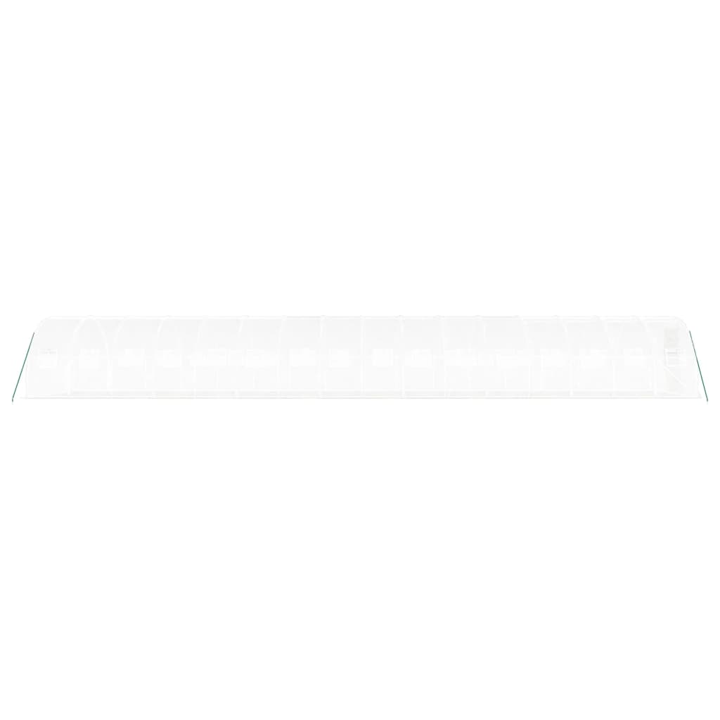 Serra con Telaio in Acciaio Bianco 48 m² 16x3x2 m - homemem39