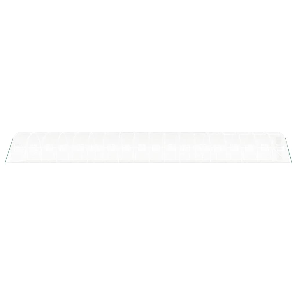 Serra con Telaio in Acciaio Bianco 54 m² 18x3x2 m - homemem39