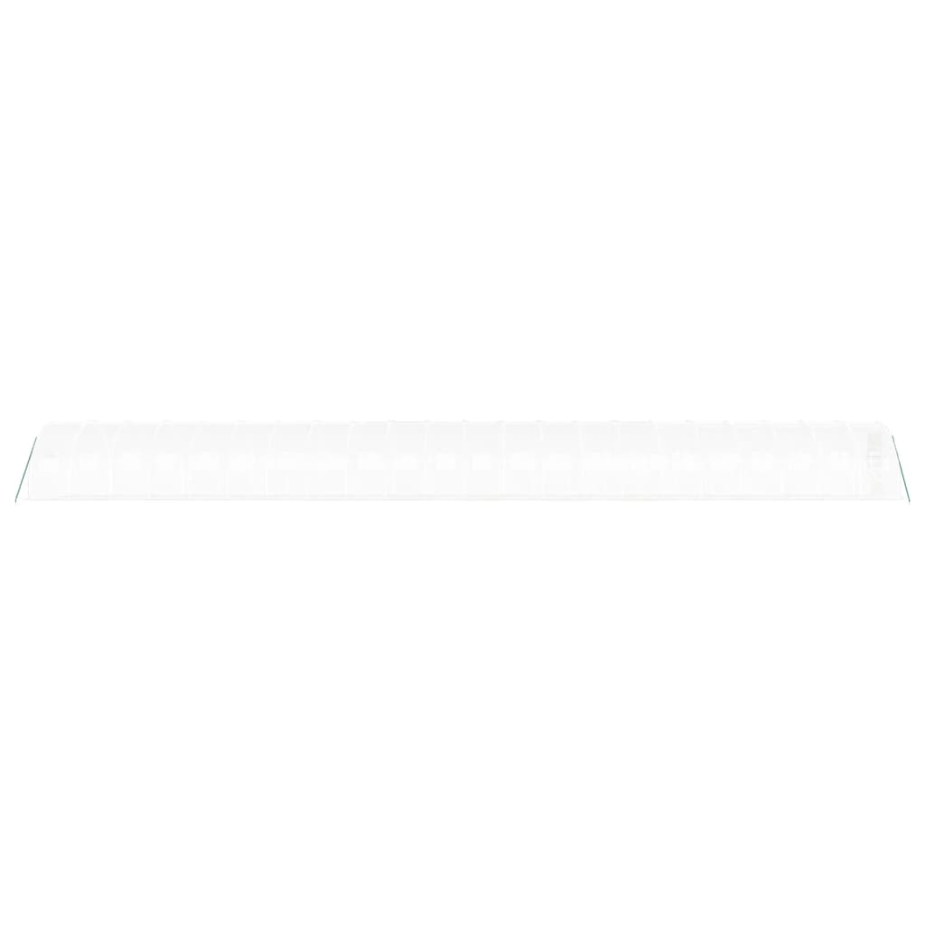 Serra con Telaio in Acciaio Bianco 66 m² 22x3x2 m - homemem39