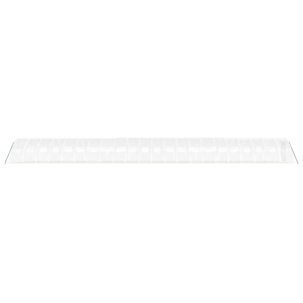 Serra con Telaio in Acciaio Bianco 88 m² 22x4x2 m - homemem39