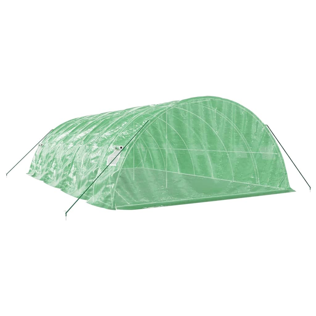 Serra con Telaio in Acciaio Verde 40 m² 8x5x2,3 m - homemem39