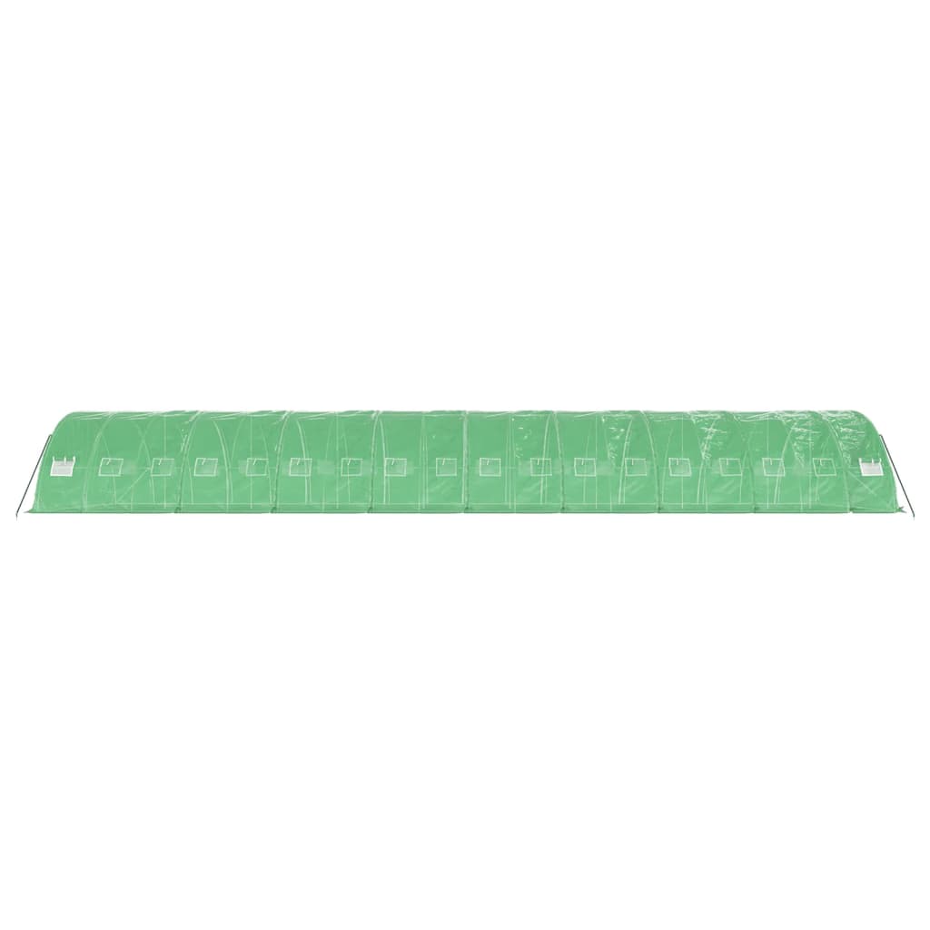 Serra con Telaio in Acciaio Verde 90 m² 18x5x2,3 m - homemem39