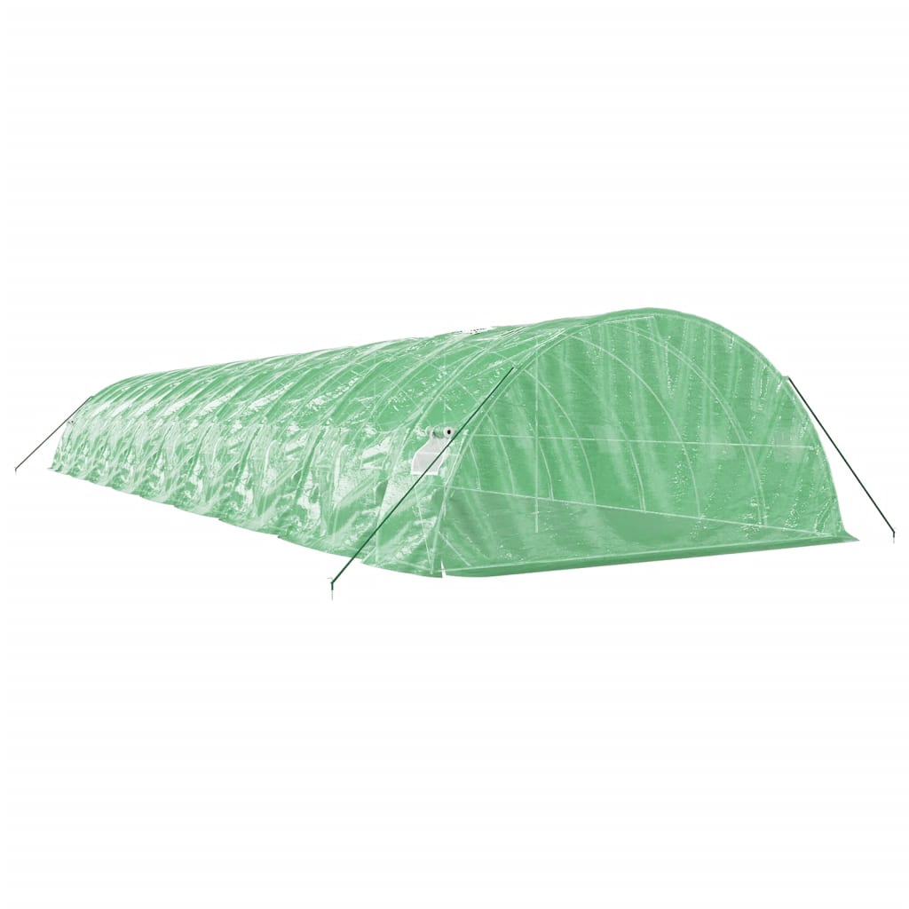 Serra con Telaio in Acciaio Verde 90 m² 18x5x2,3 m - homemem39