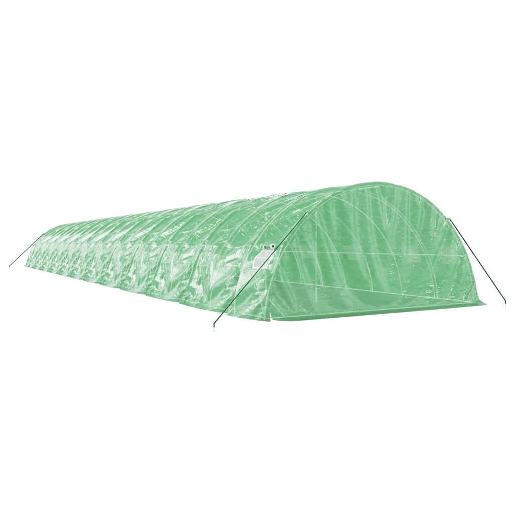Serra con Telaio in Acciaio Verde 120 m² 24x5x2,3 m - homemem39