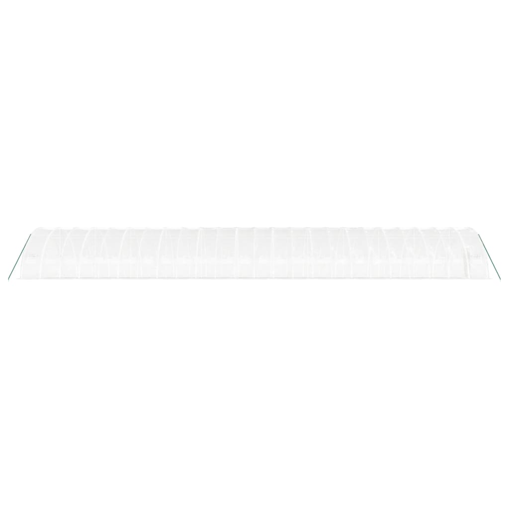 Serra con Telaio in Acciaio Bianco 144 m² 24x6x2,85 m - homemem39