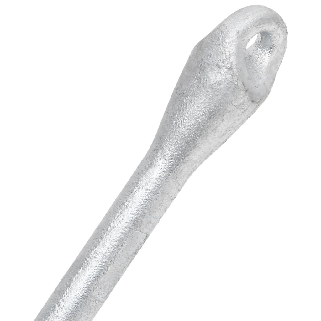 Ancora Pieghevole Argento 8 kg in Ghisa Zincata a Caldo - homemem39