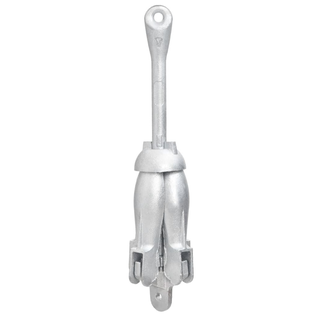 Ancora Pieghevole con Corda Argento 6 kg Ghisa Zincata a Caldo - homemem39