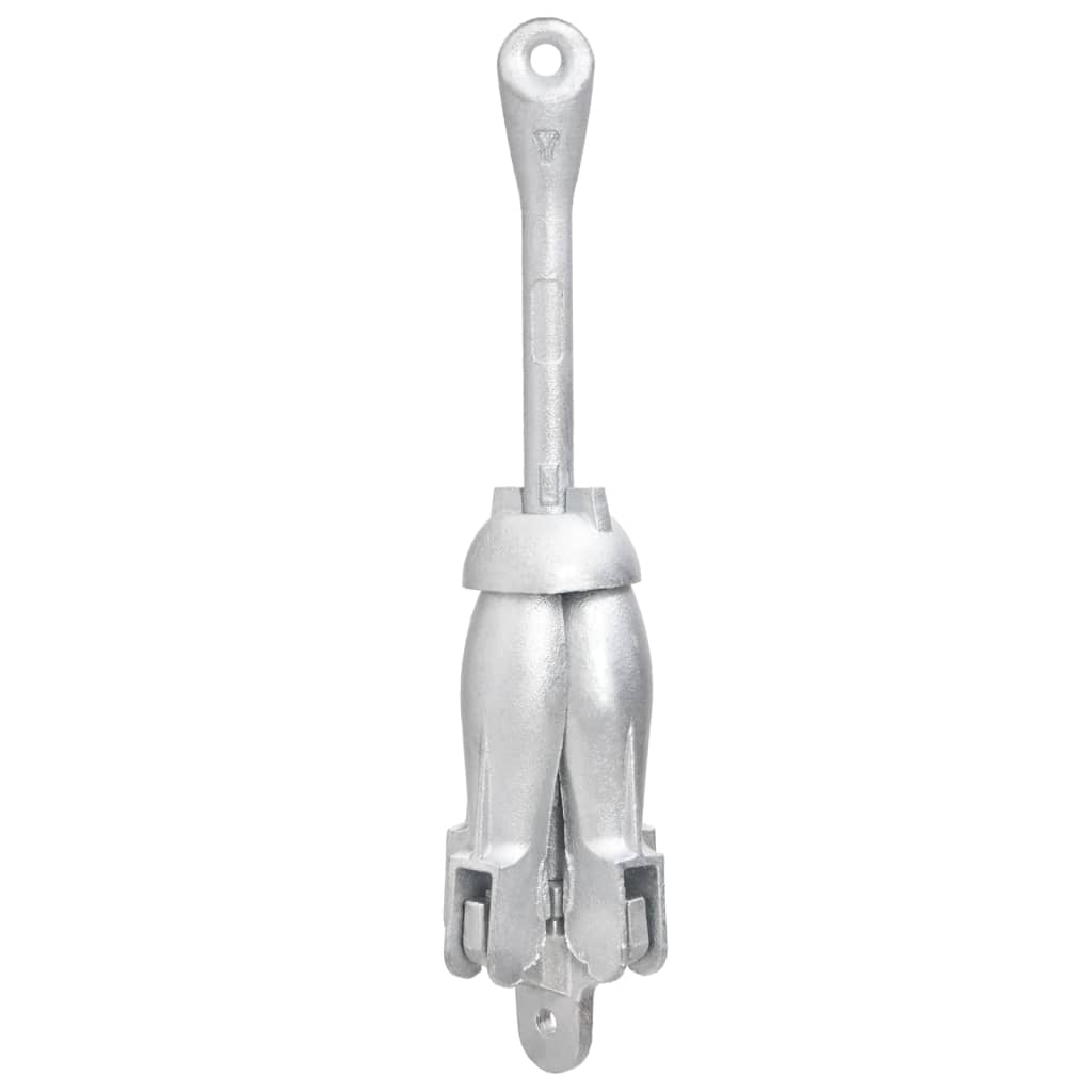 Ancora Pieghevole con Corda Argento 8 kg Ghisa Zincata a Caldo - homemem39