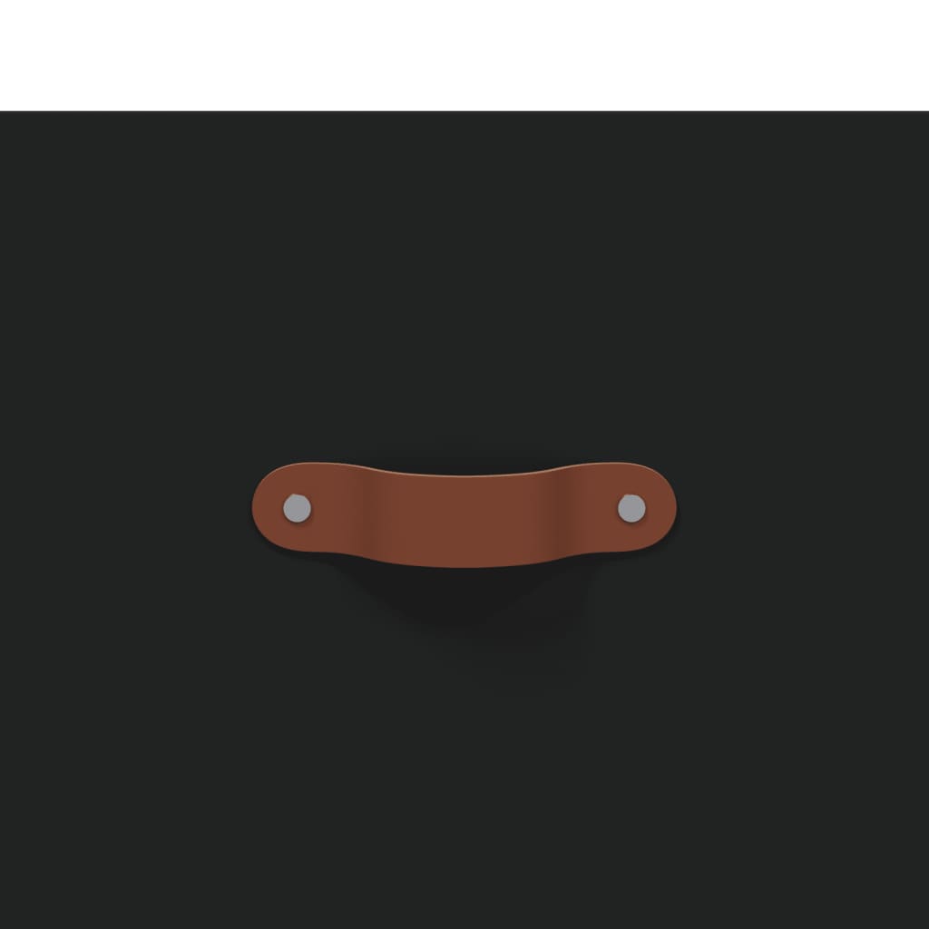 Comodini 2 pz Neri 40x35x47,5 cm in Legno Multistrato | homemem39