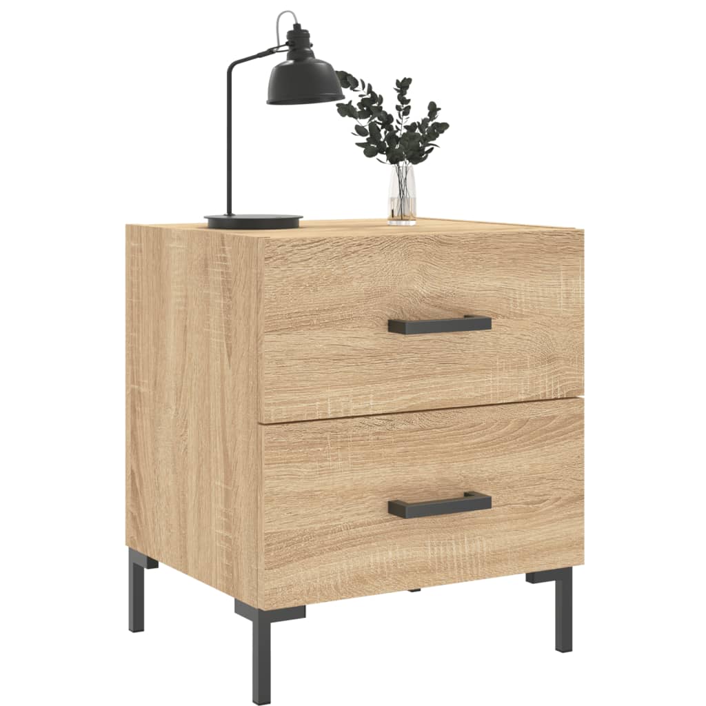 Comodino Rovere Sonoma 40x35x47,5 cm in Legno Multistrato
