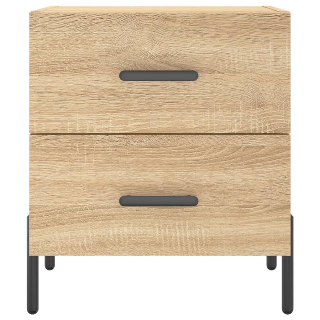 Comodino Rovere Sonoma 40x35x47,5 cm in Legno Multistrato