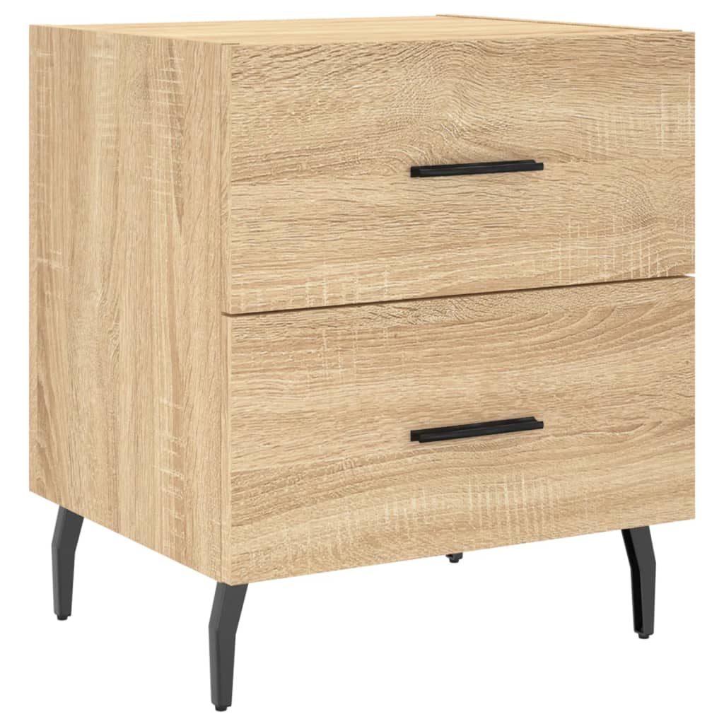 Comodino Rovere Sonoma 40x35x47,5 cm in Legno Multistrato