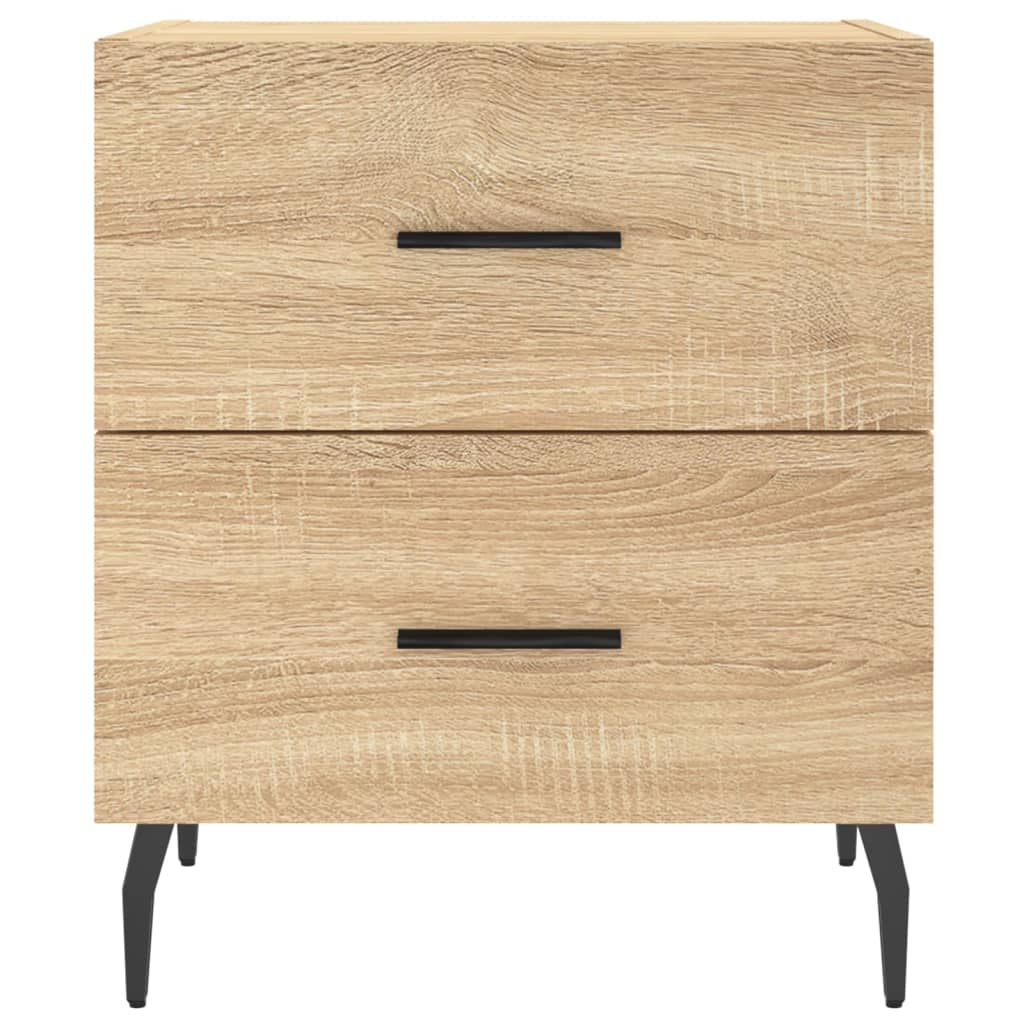 Comodino Rovere Sonoma 40x35x47,5 cm in Legno Multistrato
