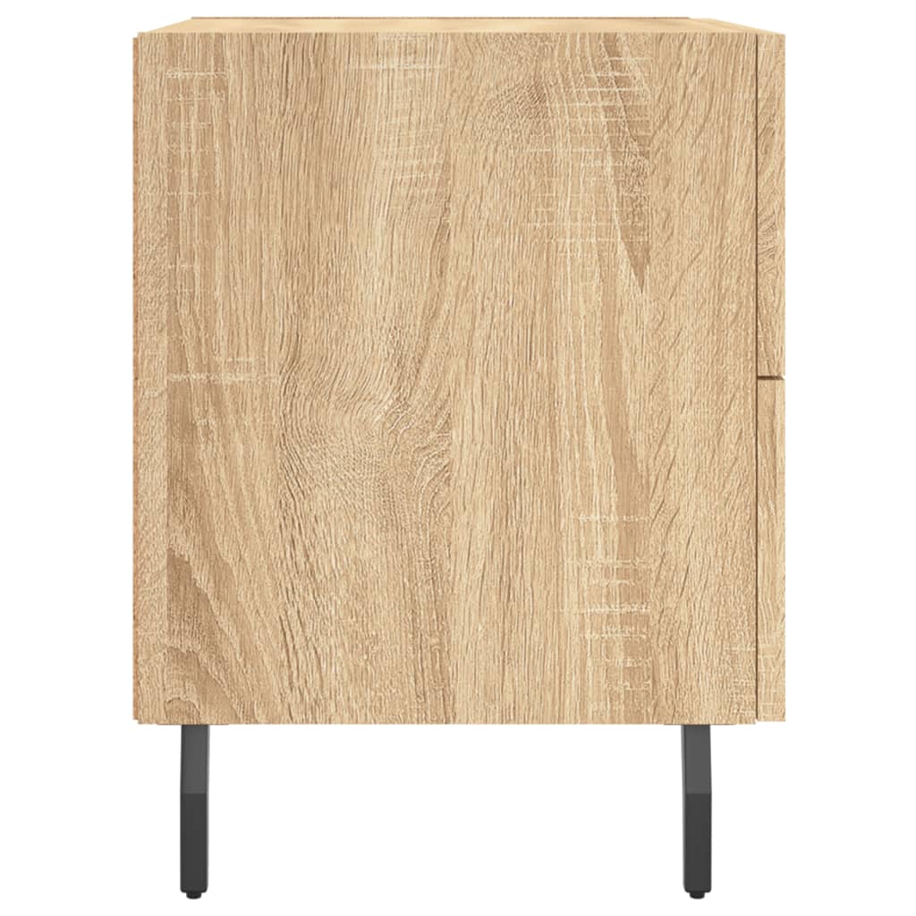 Comodino Rovere Sonoma 40x35x47,5 cm in Legno Multistrato