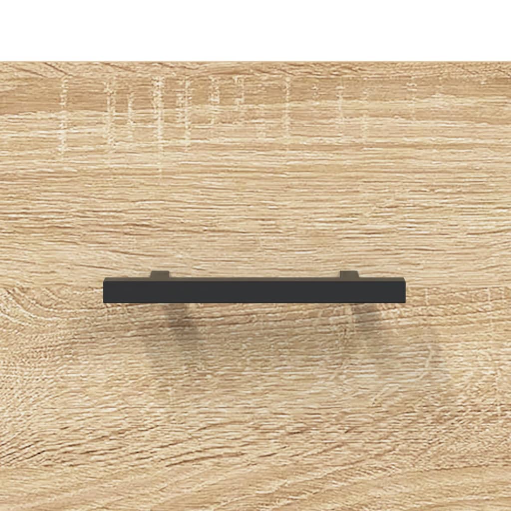 Comodino Rovere Sonoma 40x40x66 cm in Legno Multistrato