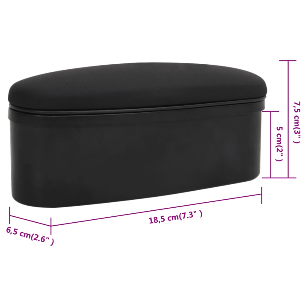 Bracciolo Portaoggetti Universale 18,5x6,5x7,5 cm ABS - homemem39