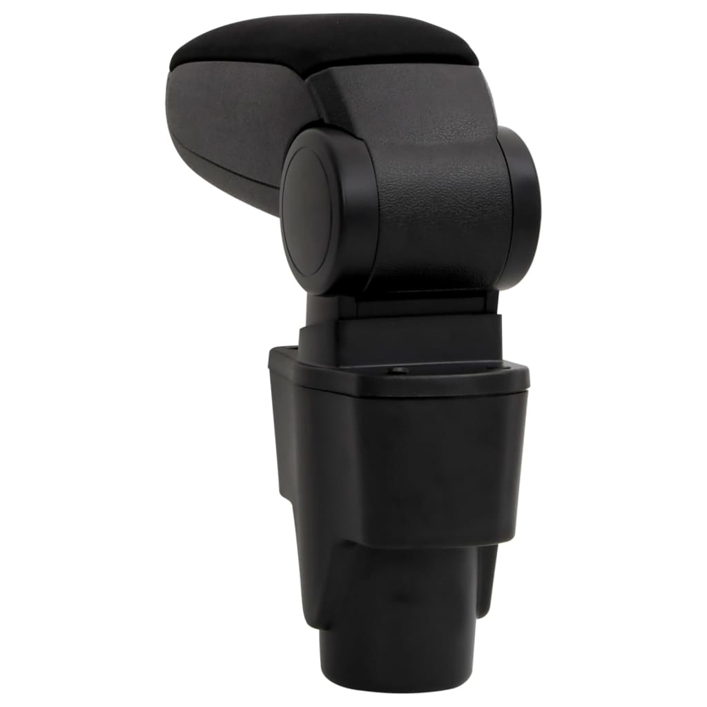 Bracciolo per Auto Nero 13x34x(36,5-53) cm in ABS - homemem39