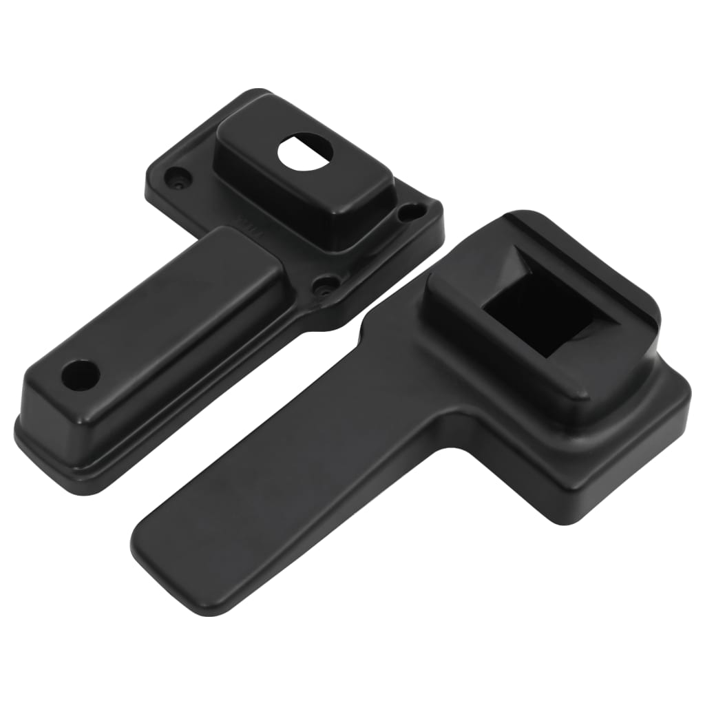 Bracciolo per Auto Nero 4,5x32x(27-46) cm in ABS | homemem39