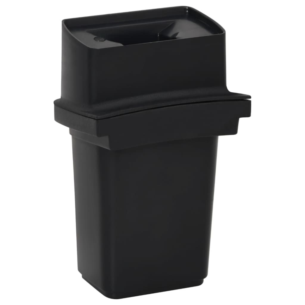 Bracciolo per Auto Nero 12x32x(34-50) cm in ABS - homemem39