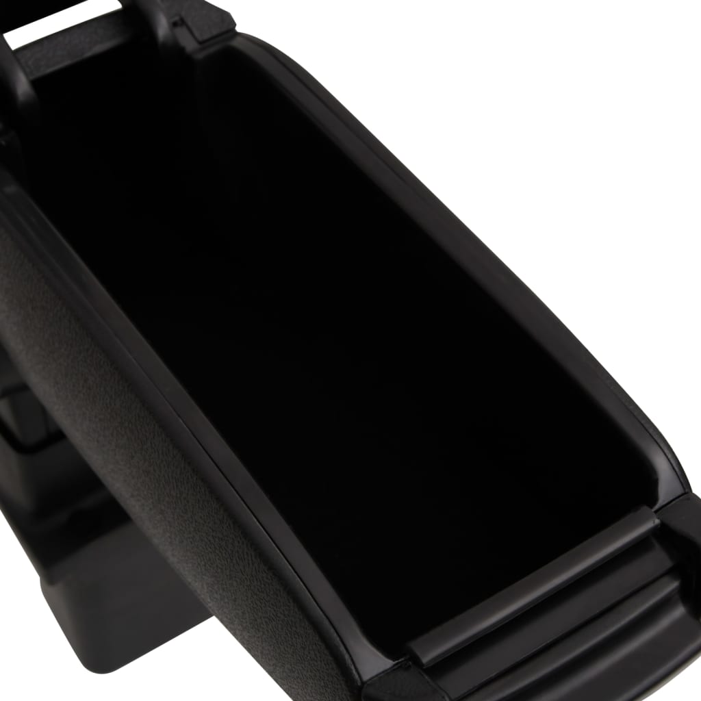 Bracciolo per Auto Nero 12x32x(34-50) cm in ABS - homemem39