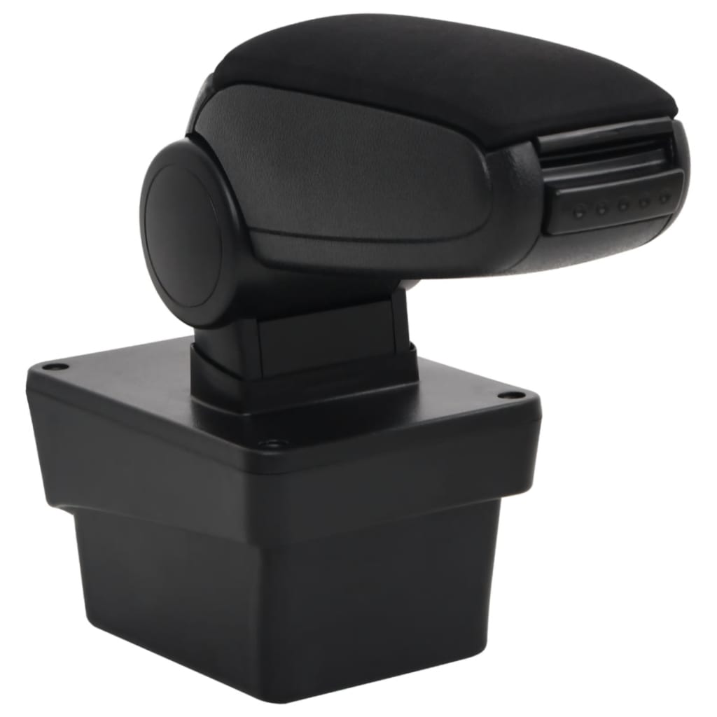 Bracciolo per Auto Nero 17x40x(31-49) cm in ABS - homemem39