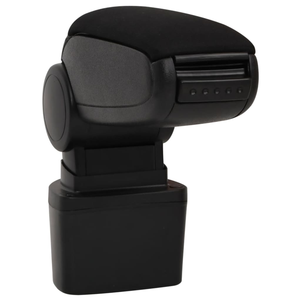Bracciolo per Auto Nero 14,5x31,5x(30-48) cm in ABS - homemem39