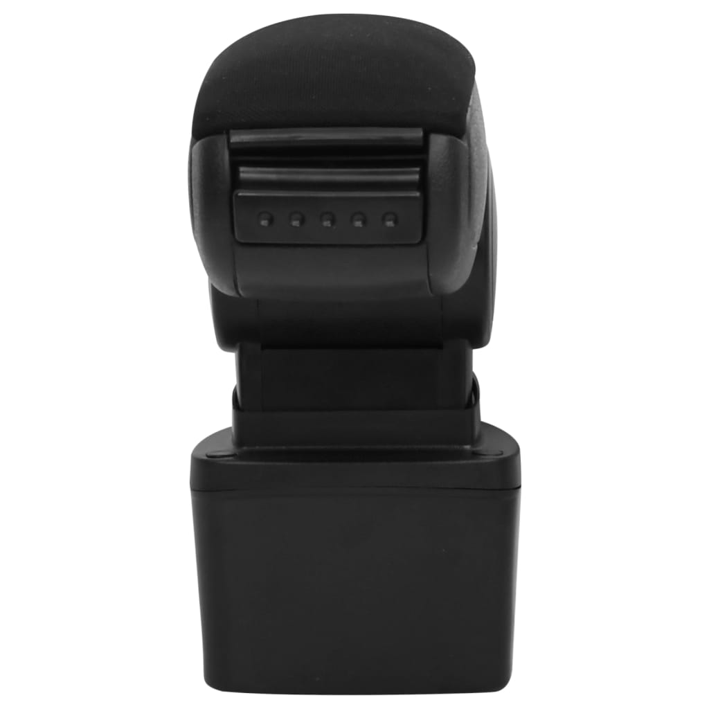 Bracciolo per Auto Nero 14,5x31,5x(30-48) cm in ABS - homemem39