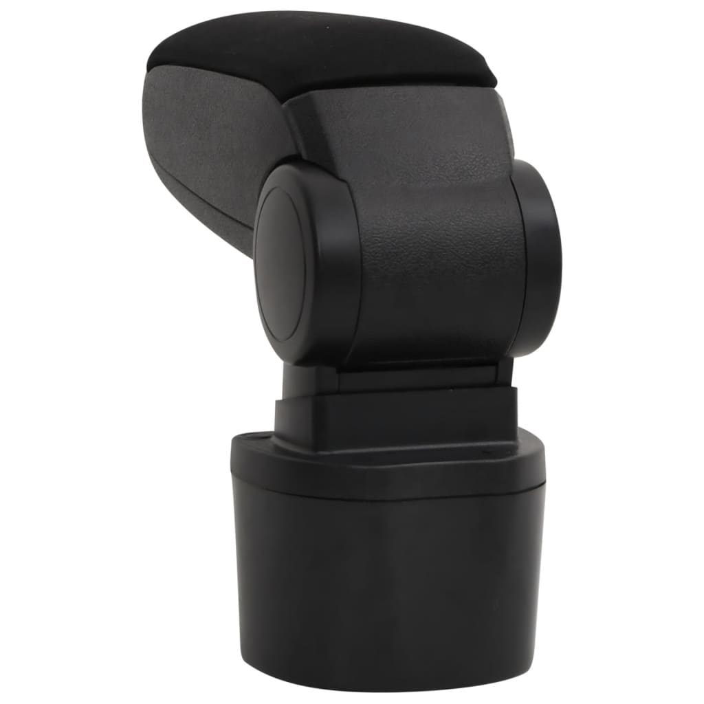 Bracciolo per Auto Nero 14,5x31,5x(30-48) cm in ABS - homemem39