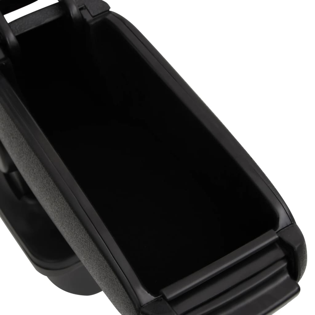Bracciolo per Auto Nero 14x35x(37-53) cm in ABS - homemem39