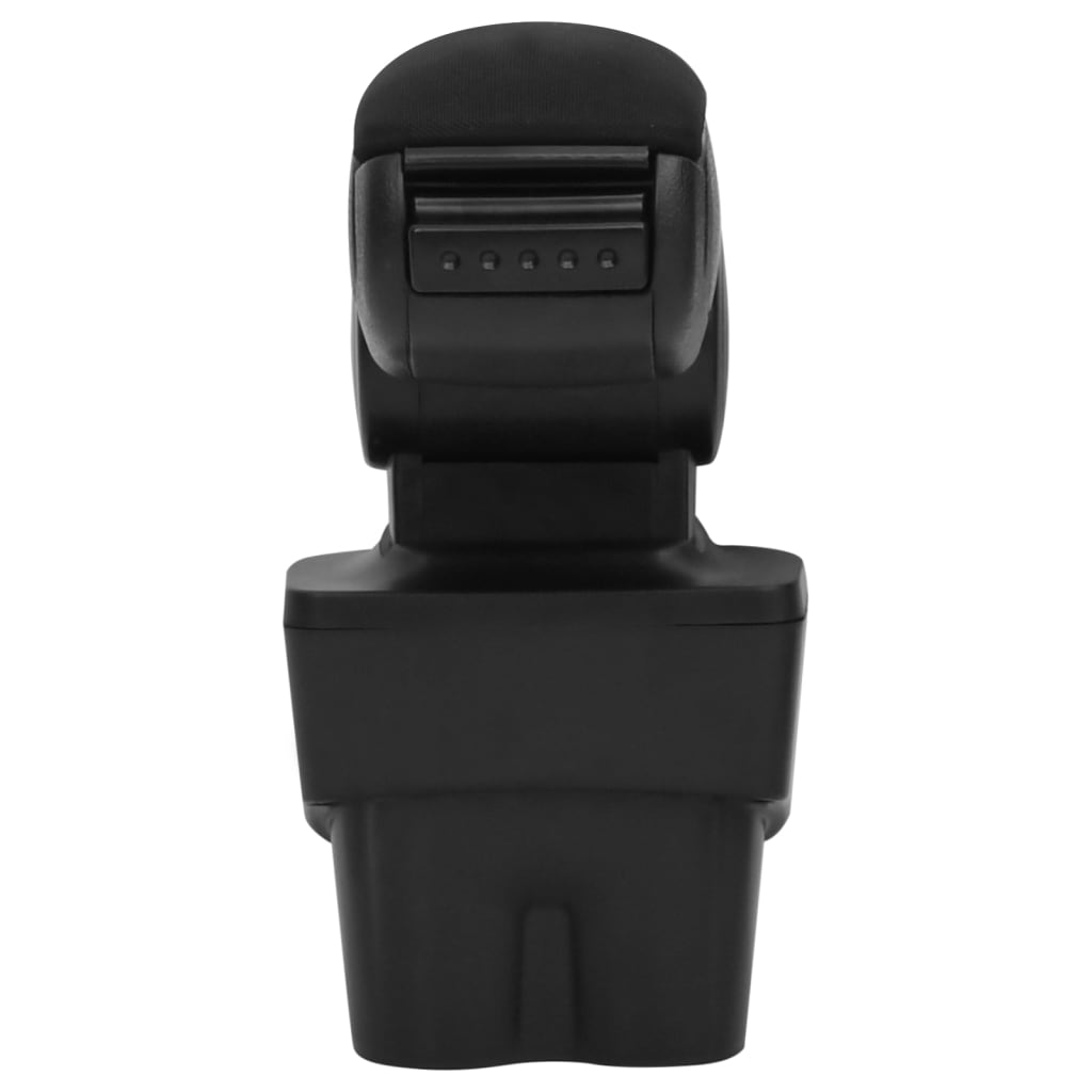 Bracciolo per Auto Nero 17x32x(35,5-52) cm in ABS - homemem39